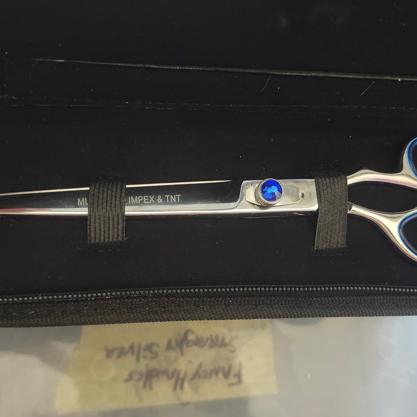 Shears, Straight 8" Blue knob”