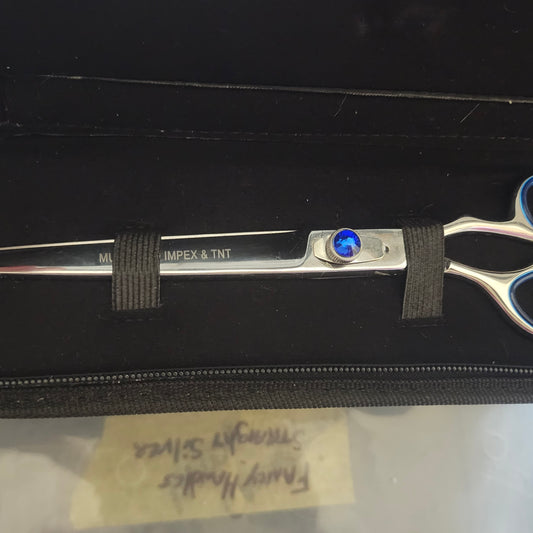 Shears, Straight 8" Blue knob”