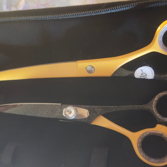 Shears, SUPER Curved Yellow(7.5")