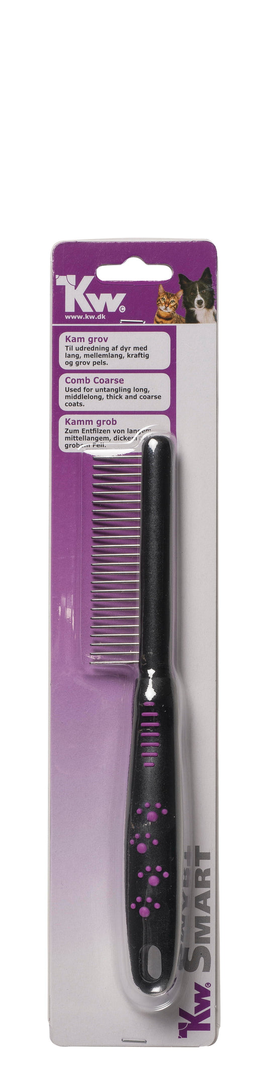 KW comb for long haired dogs